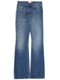 Blue Flared High Rise Jeans 1