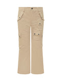 Beige Regular Cargo Pants 1