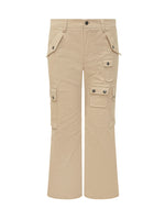 Beige Regular Cargo Pants 1
