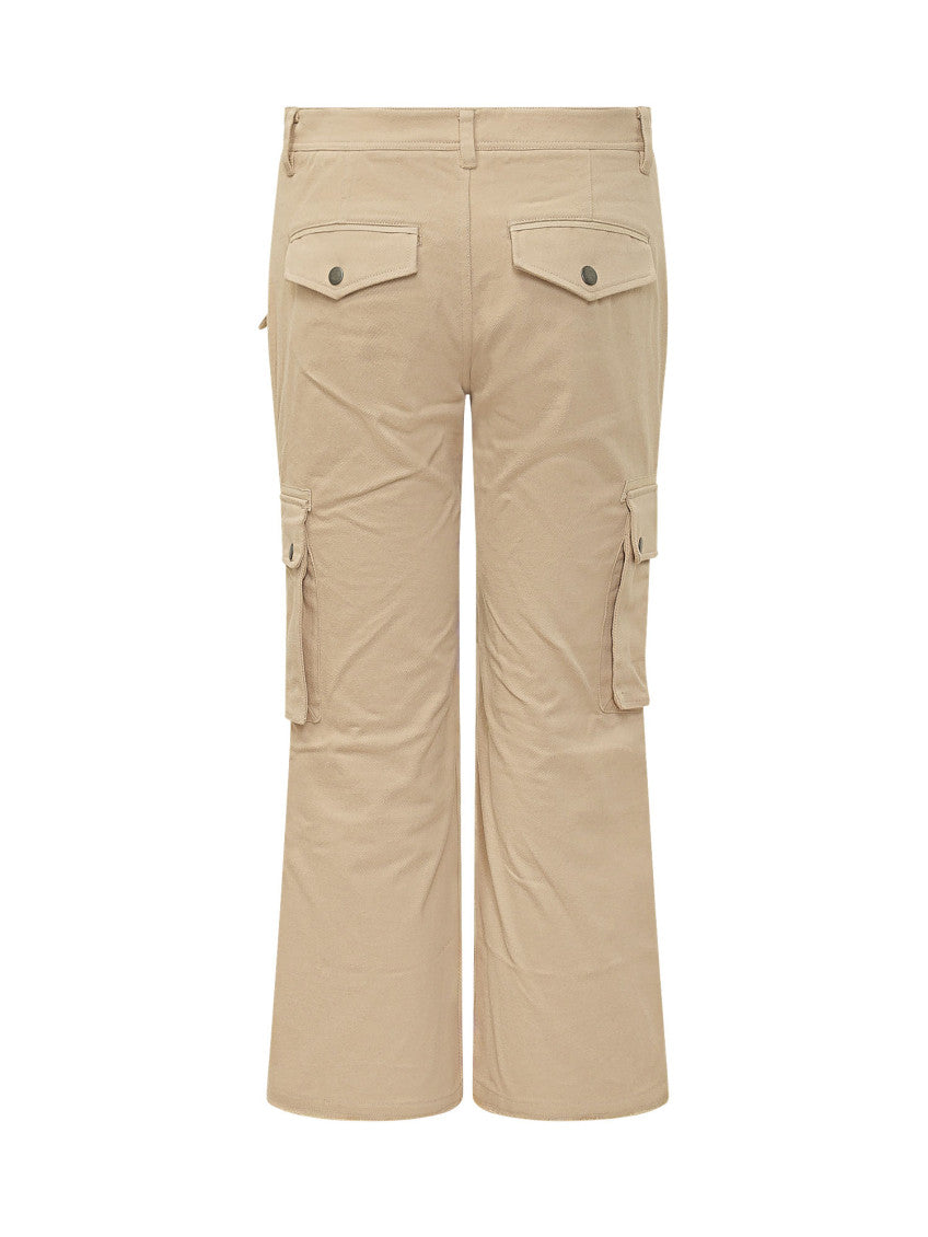 Beige Regular Cargo Pants 2
