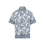 Blue Regular Paisley Shirt 1