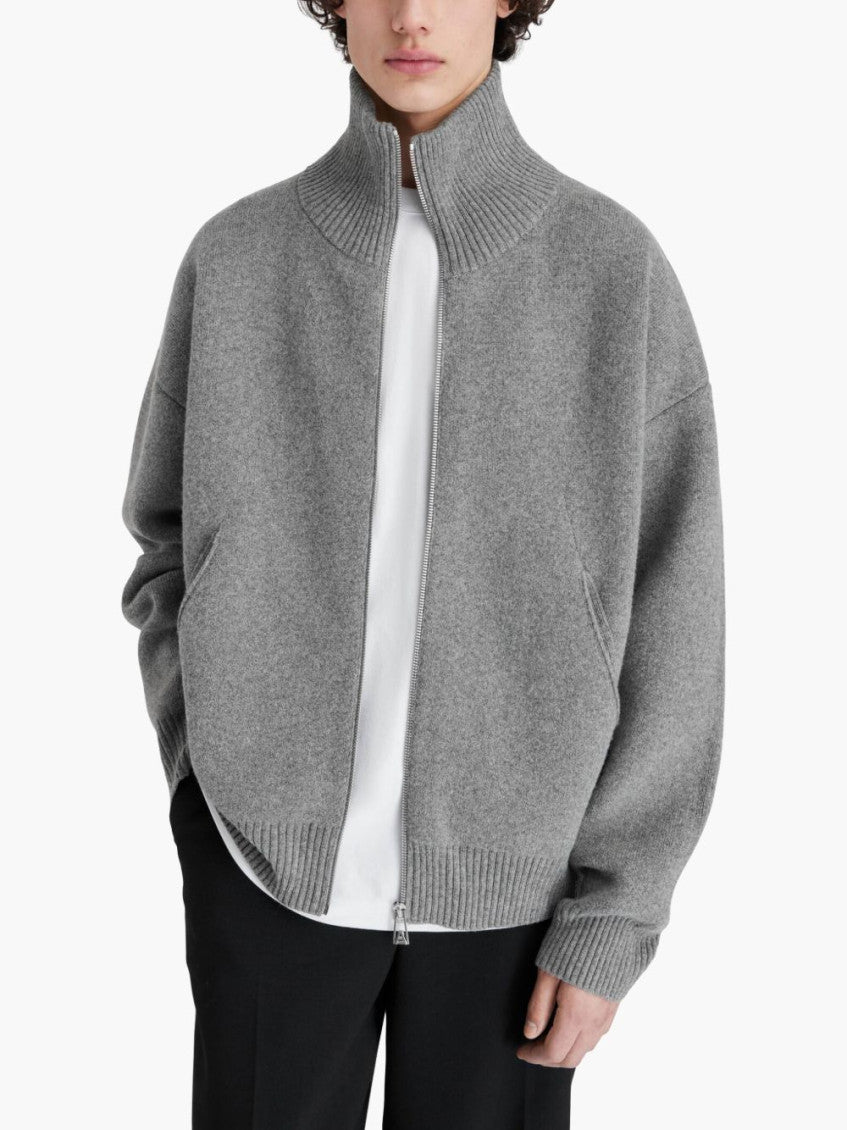 Black Wool Cardigan 3