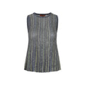 Green Stripes Round Neck Top 1