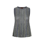 Green Stripes Round Neck Top 1