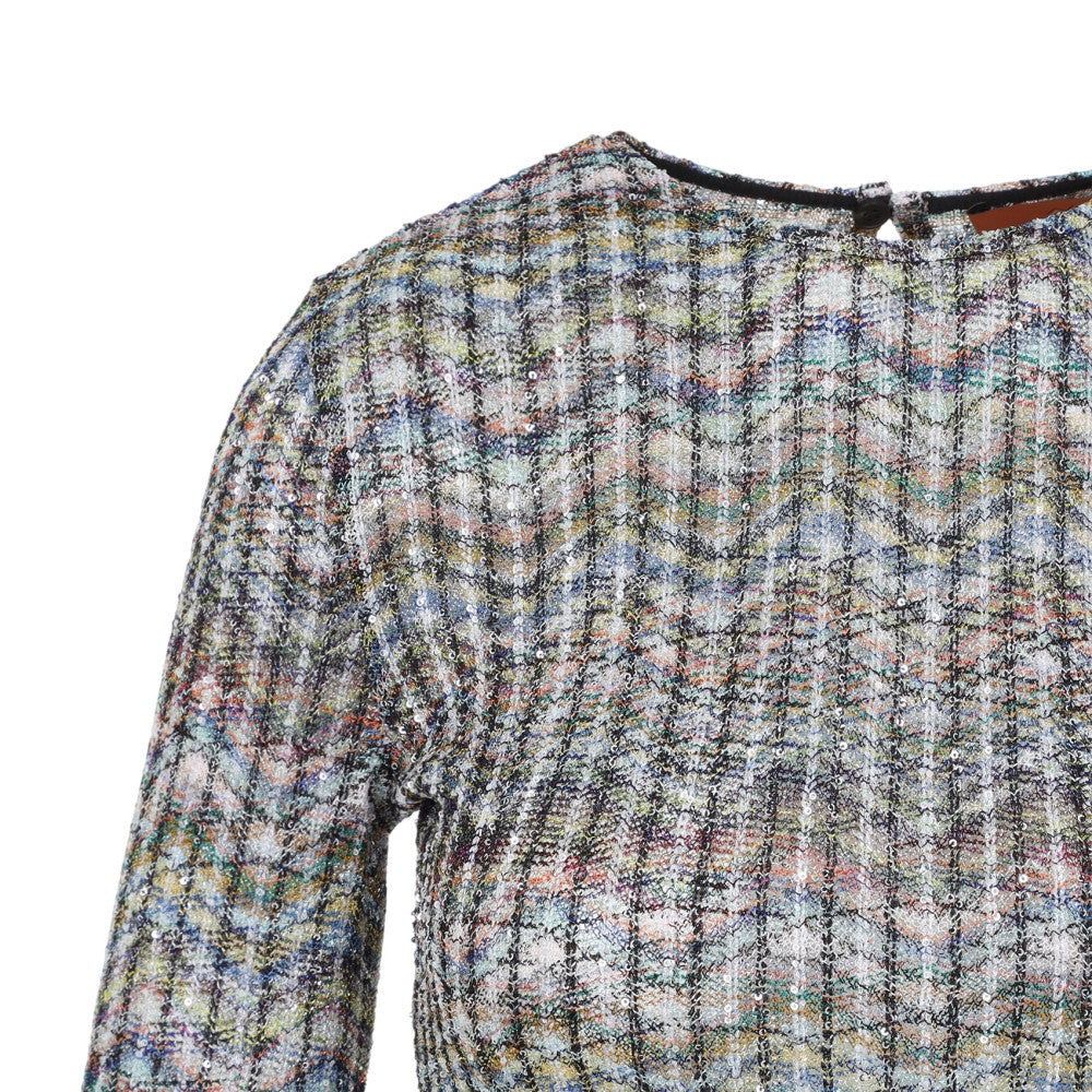 Multicolor Knitted Crew Neck Sweater 3