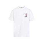 White Graphic Logo T-Shirt 1