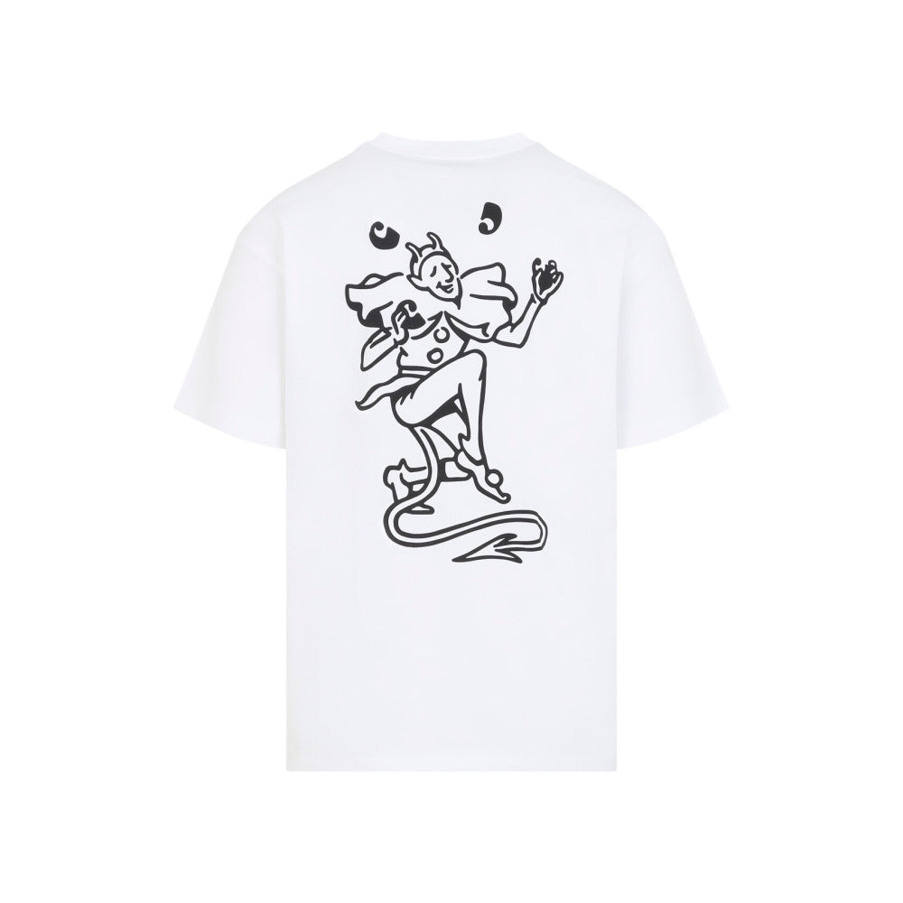 White Graphic Logo T-Shirt 2