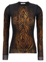 Brown 'Wood' Top 1