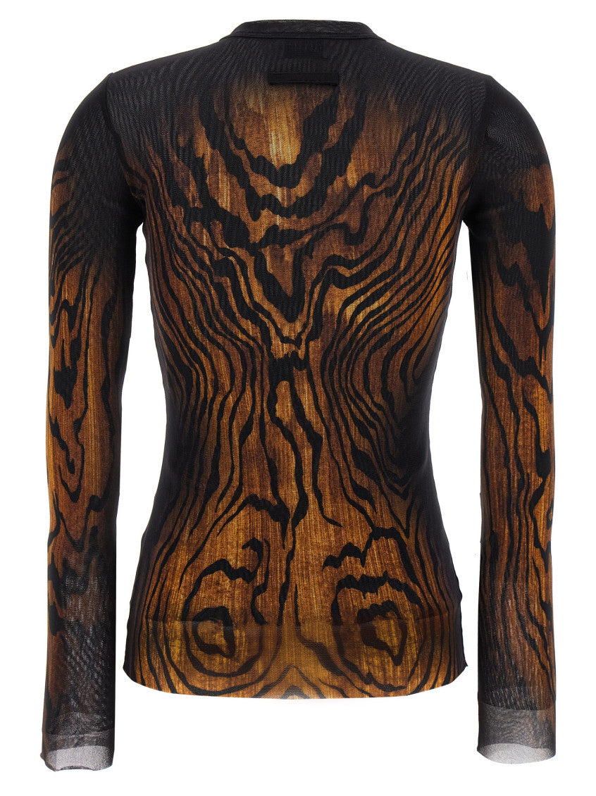 Brown 'Wood' Top 2