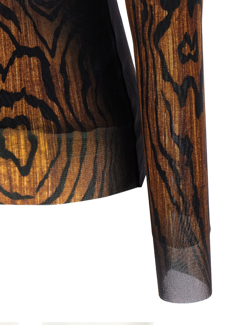 Brown 'Wood' Top 4