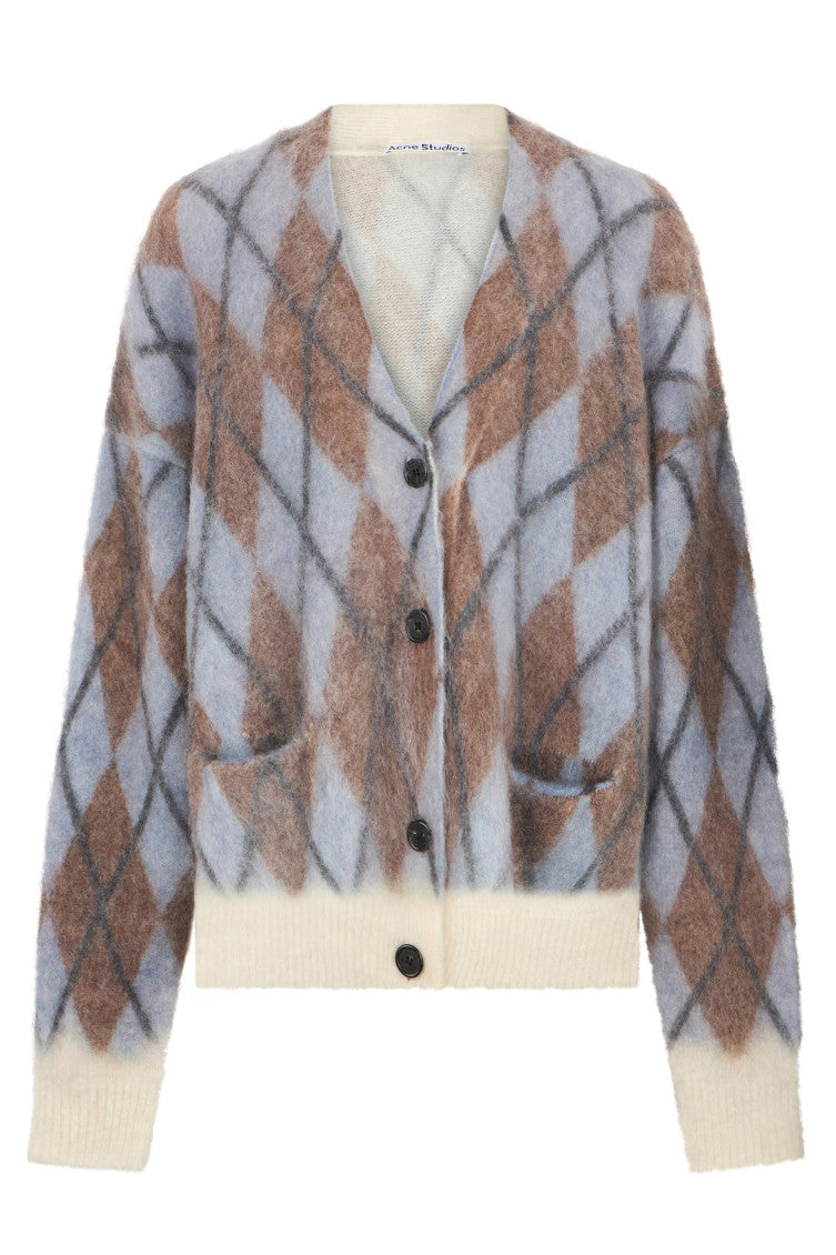 Multicolor Printed V Neck Cardigan 1