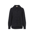 Black Regular Embroidered Shirt 1