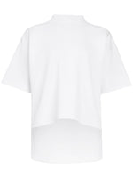 White Boxy Cotton T-shirt 1