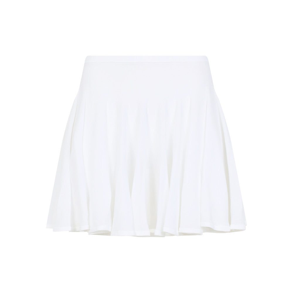 White Skater Skirt 1
