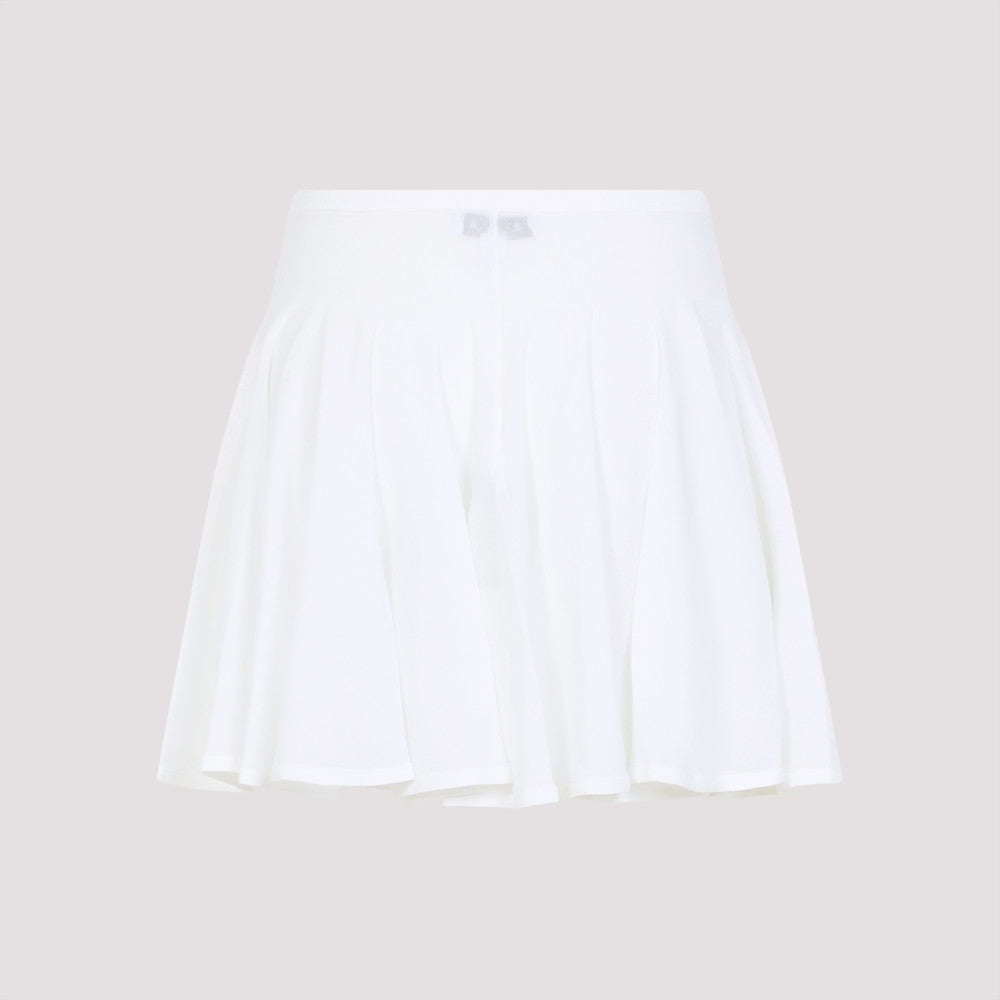 White Skater Skirt 4