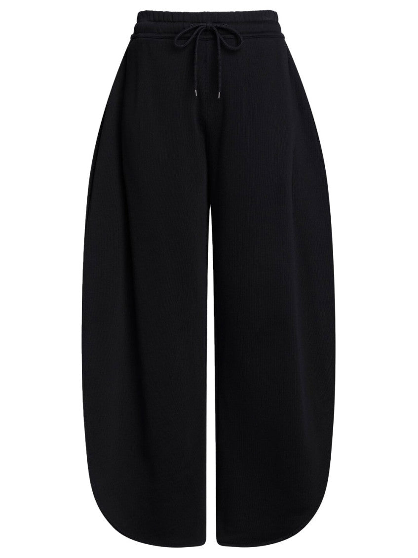 Black Cotton Joggers 1