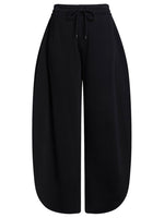 Black Cotton Joggers 1