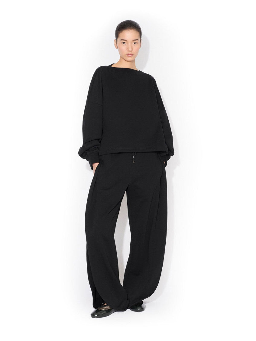Black Cotton Joggers 2