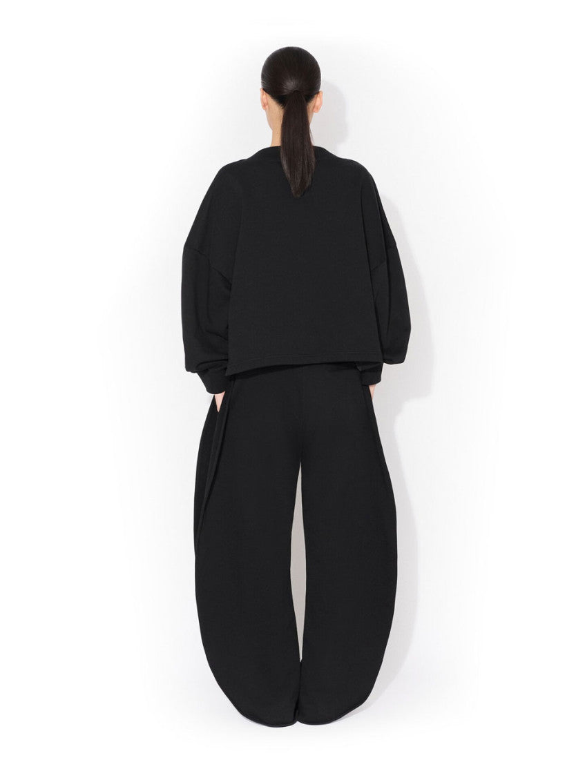Black Cotton Joggers 3