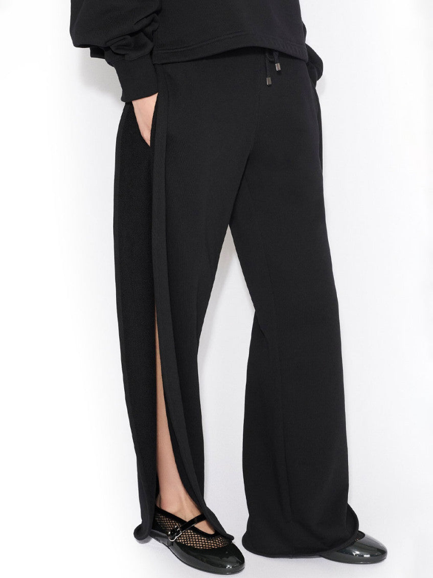 Black Cotton Joggers 4