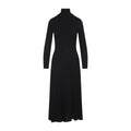 Black Fluid Jersey Heart Dress 1