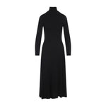 Black Fluid Jersey Heart Dress 1