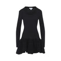 Black Ruffle Mini Dress 1