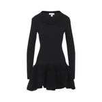 Black Ruffle Mini Dress 1