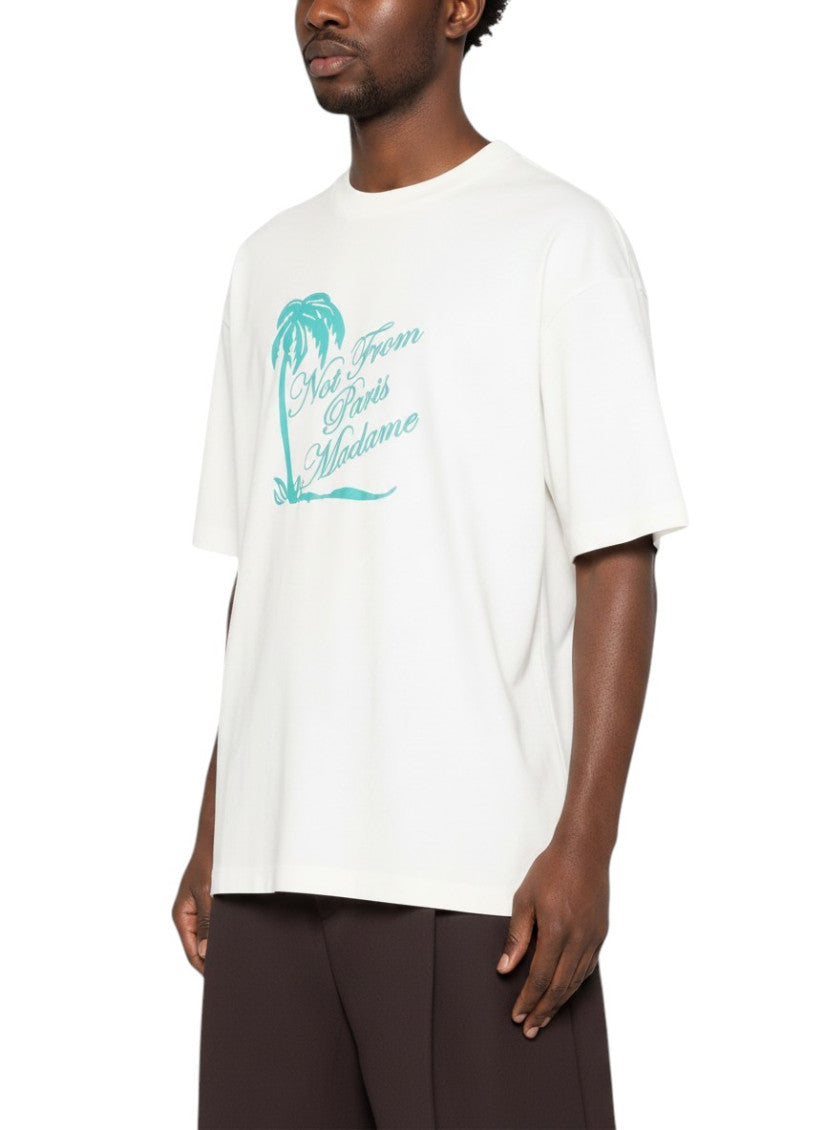 White Graphic Print T-Shirt 2