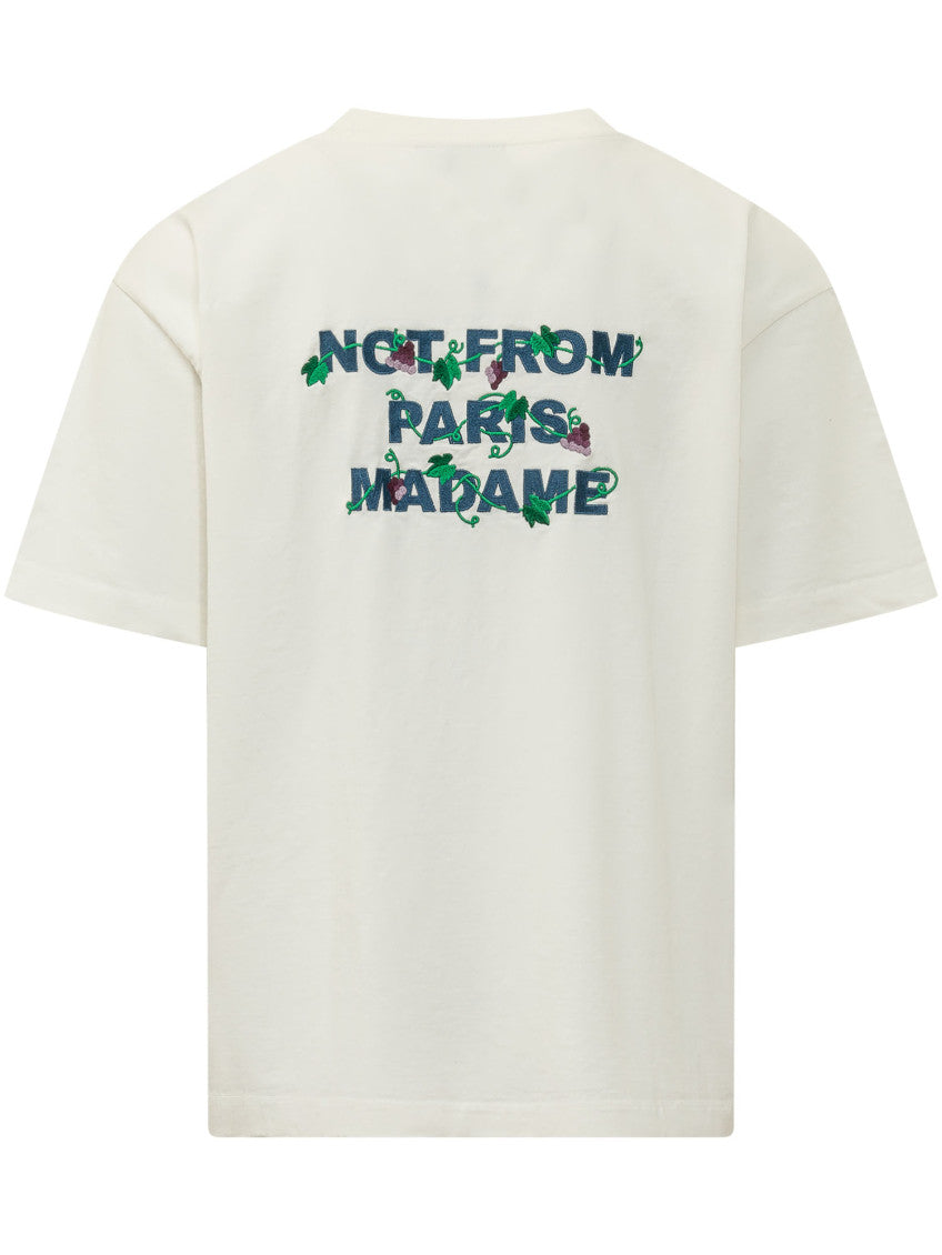 White Crew Neck T-Shirt 2