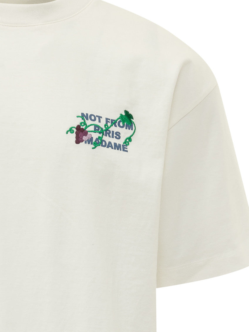 White Crew Neck T-Shirt 3