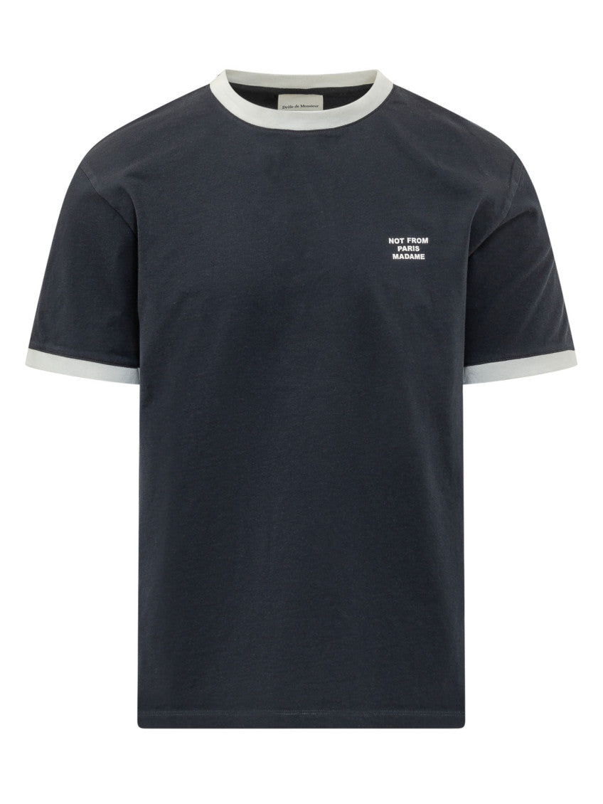 Navy Blue Printed T-Shirt 1