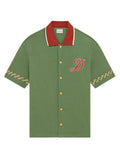 Green Relaxed Embroidered Shirt 1