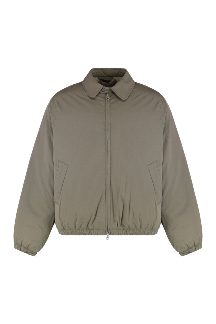 Green Shirt Collar Jackets 1