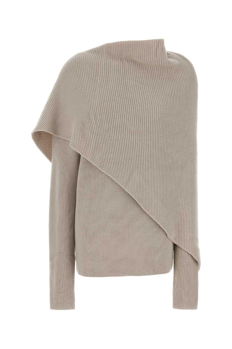 Beige Knitted Sweater 1