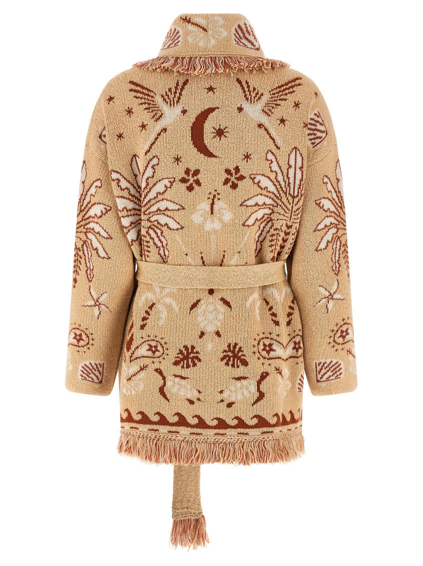 Multicolor 'Echoes Of The Island' cardigan 2