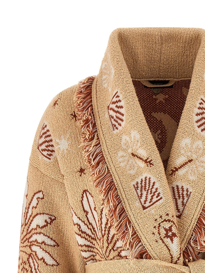 Multicolor 'Echoes Of The Island' cardigan 3