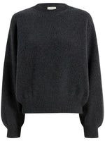 Charcoal Solid Crew Neck Sweater 1