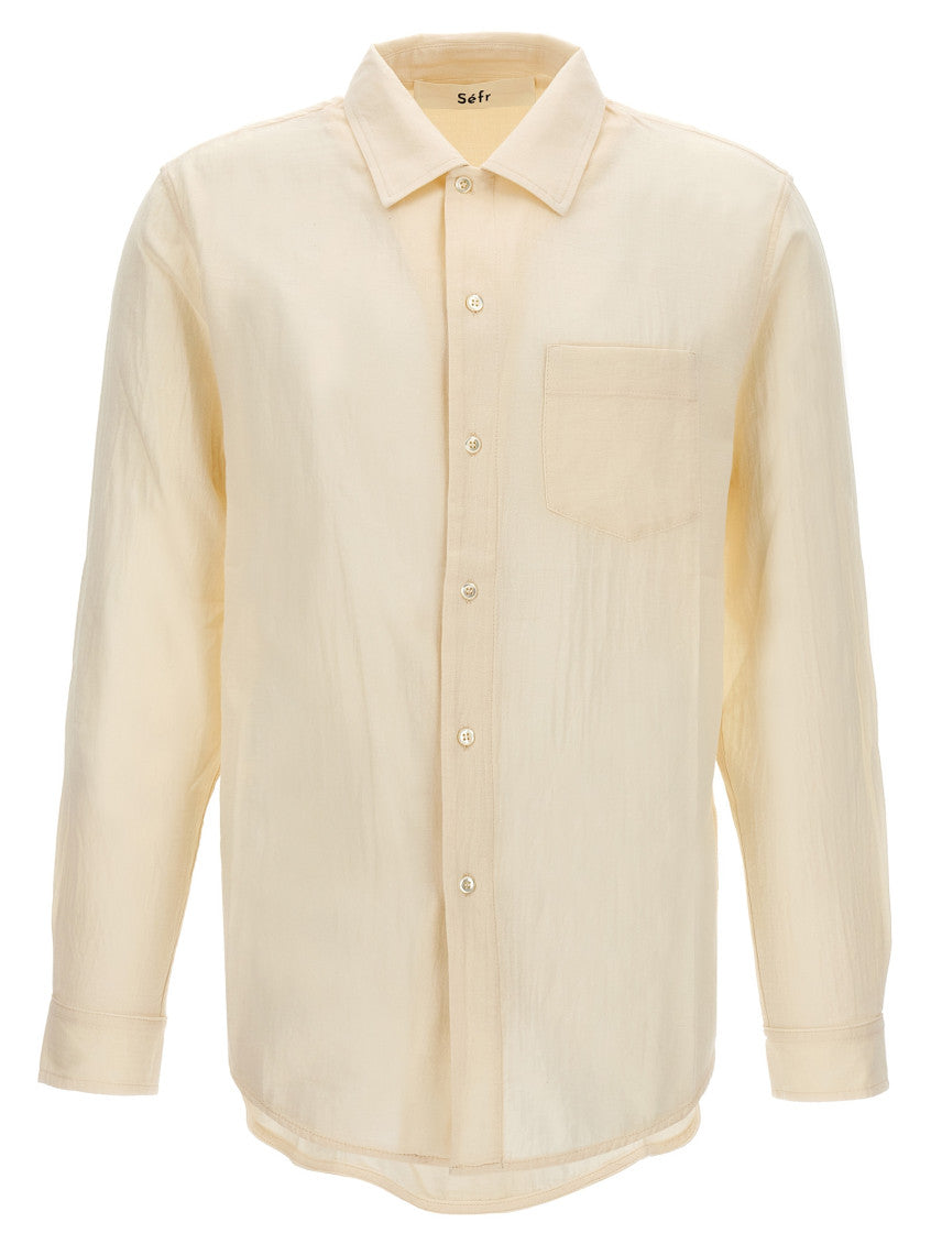 Off White Pocket Shirt 1