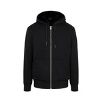 Black Slim Zip Up Hoodie 1