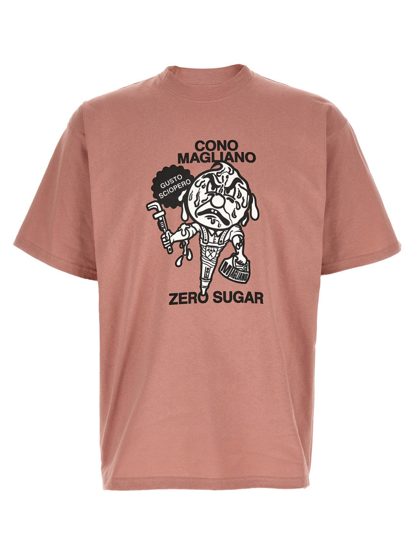 Pink 'Gusto Sciopero' T-shirt 1