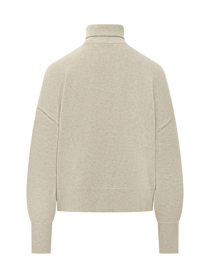 Off White Logo Turtle Neck Sweater 2