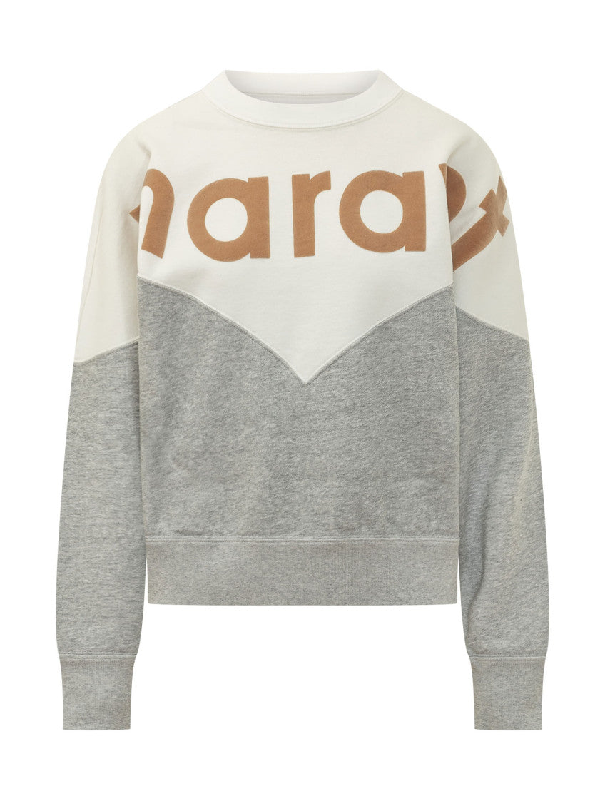 Light Grey Logo Round Neck Sweatshirt 1