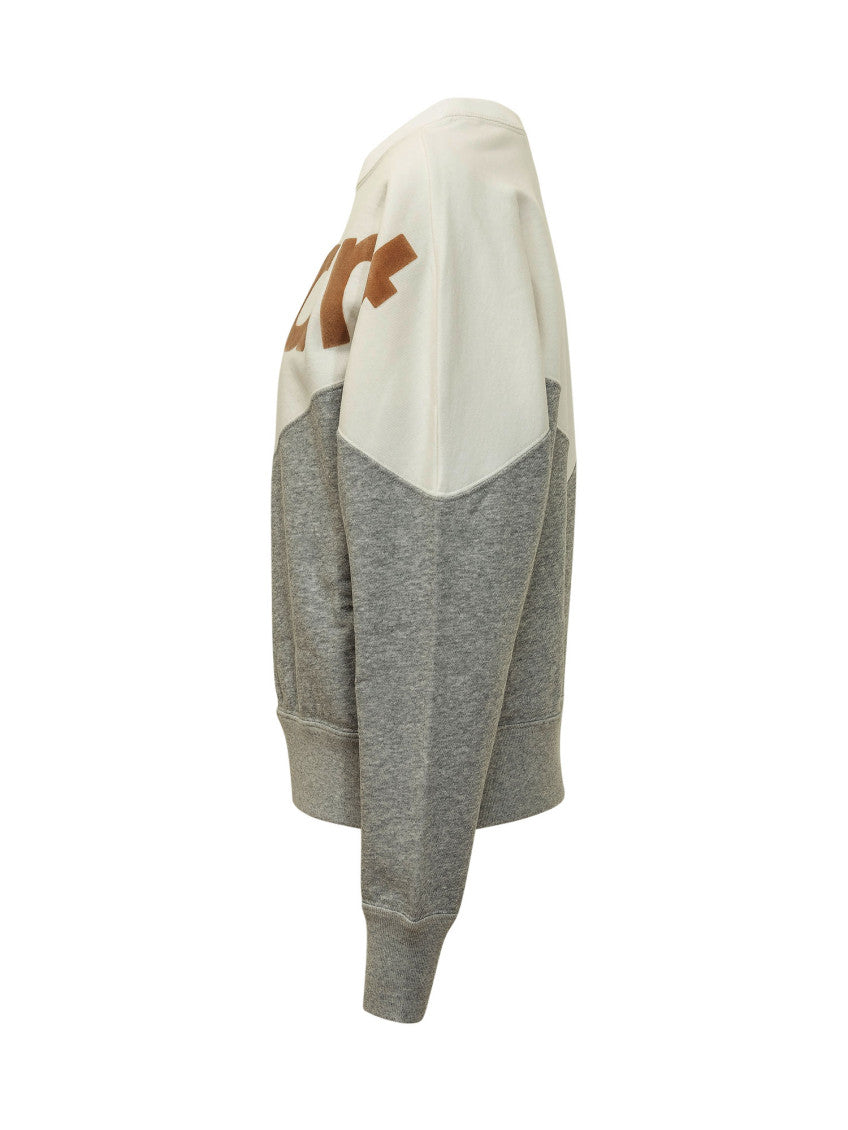 Light Grey Logo Round Neck Sweatshirt 3
