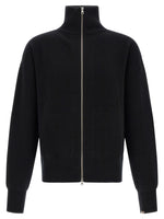 Black Zip Up Turtle Neck Cardigan 1