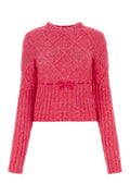 Pink Wool Blend Sweater 1