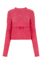 Pink Wool Blend Sweater 1