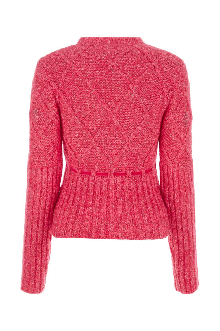 Pink Wool Blend Sweater 2