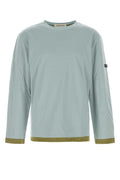 Powder blue cotton t-shirt 1