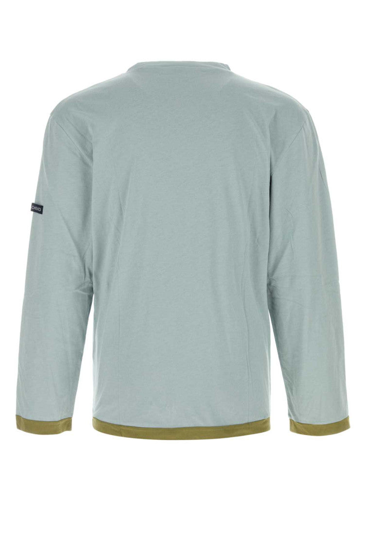 Powder blue cotton t-shirt 2